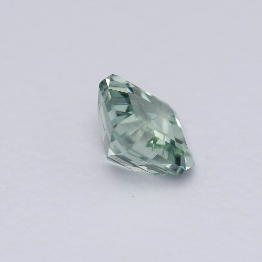 0.77 Montana Teal Sapphire Square, Natural