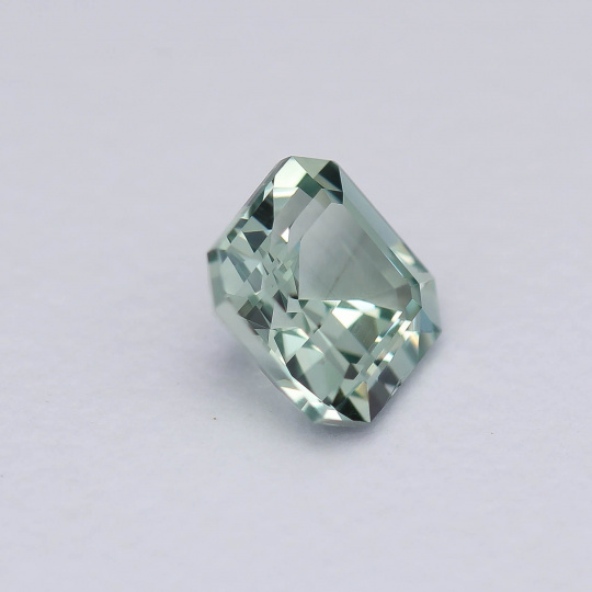 0.77 Montana Teal Sapphire Square, Natural