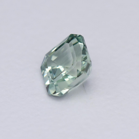 0.77 Montana Teal Sapphire Square, Natural