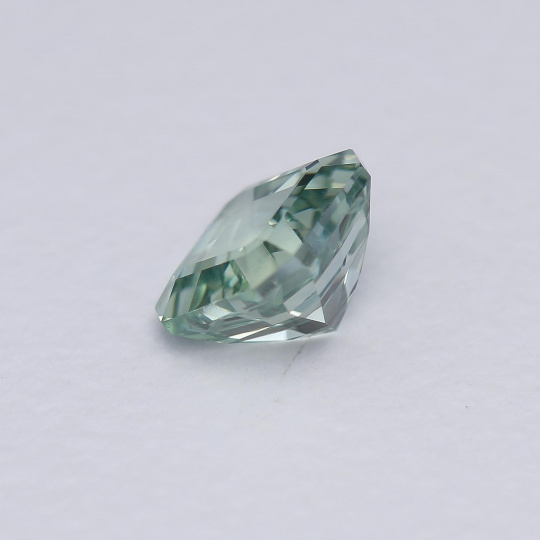 0.77 Montana Teal Sapphire Square, Natural