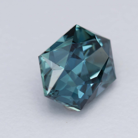 2.30 Montana Indigo Blue Sapphire Hexagonal, No Heat