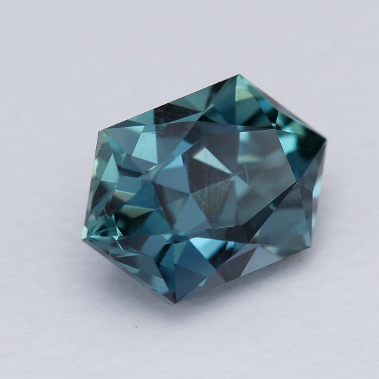 2.30 Montana Indigo Blue Sapphire Hexagonal, No Heat