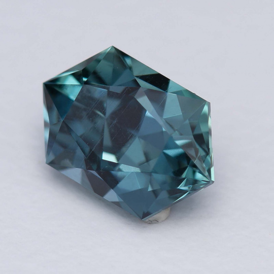 2.30 Montana Indigo Blue Sapphire Hexagonal, No Heat